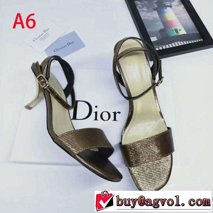 2019年春夏流行ファッション 大人の可愛さを引き立て ディオール DIOR スリッパ 多色可選