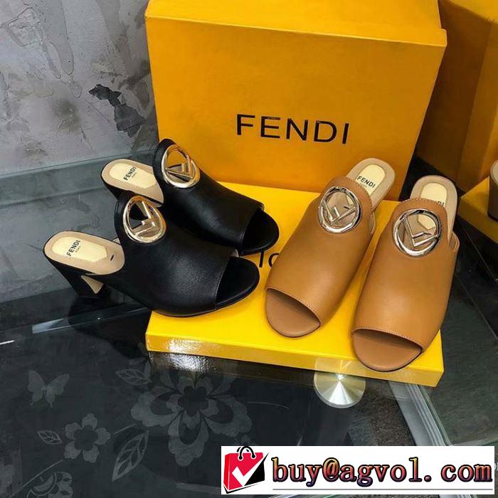 目を引く春夏トップス 2019春夏の大注目トレンド フェンディ FENDI サンダル 2色可選