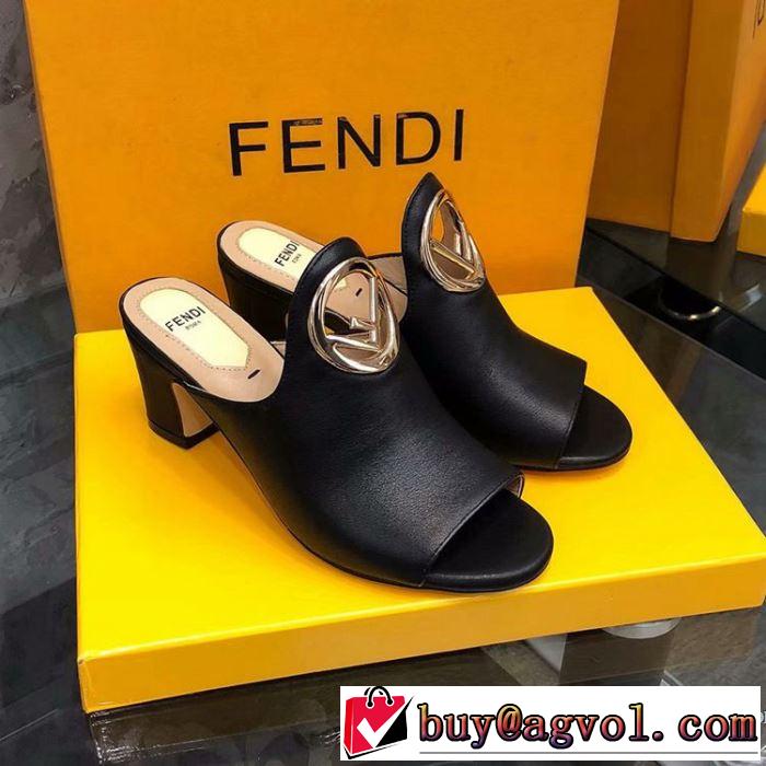 目を引く春夏トップス 2019春夏の大注目トレンド フェンディ FENDI サンダル 2色可選