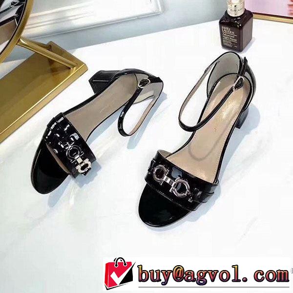 サルヴァトーレフェラガモ FERRAGAMO サンダル 4色可選 2019春夏のトレンド新商品 爽やかカジュアル人気