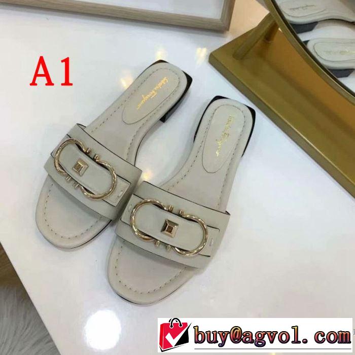 今季トレンドの限定アイテム 2019年最新ファッション サルヴァトーレフェラガモ FERRAGAMO サンダル 多色可選