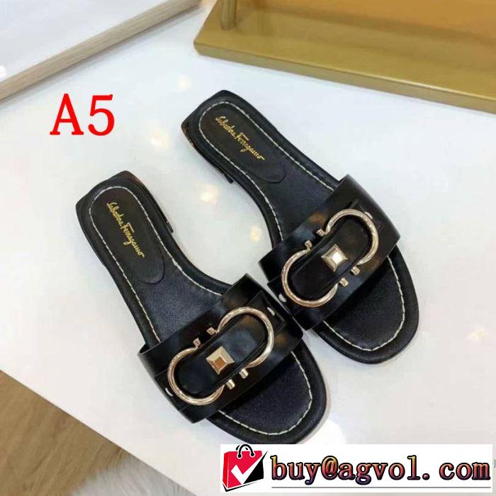今季トレンドの限定アイテム 2019年最新ファッション サルヴァトーレフェラガモ FERRAGAMO サンダル 多色可選