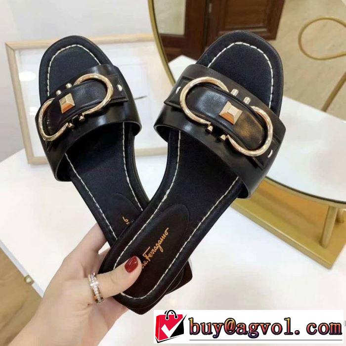 今季トレンドの限定アイテム 2019年最新ファッション サルヴァトーレフェラガモ FERRAGAMO サンダル 多色可選