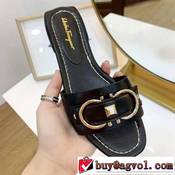 今季トレンドの限定アイテム 2019年最新ファッション サルヴァトーレフェラガモ FERRAGAMO サンダル 多色可選