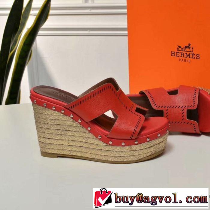 多色可選 スリッパ 人気ストリートブランド新品 2019年春夏シーズンの人気 エルメス HERMES