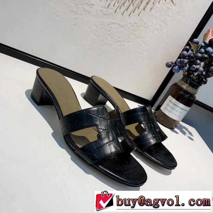 今季は特に注目ファション 2019春夏人気トレンドアイテム エルメス HERMES スリッパ 4色可選