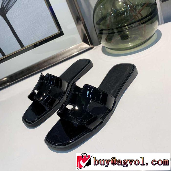 スリッパ 3色可選 エルメス HERMES 春夏シンプルファッションでOK！ 2019春夏は人気定番