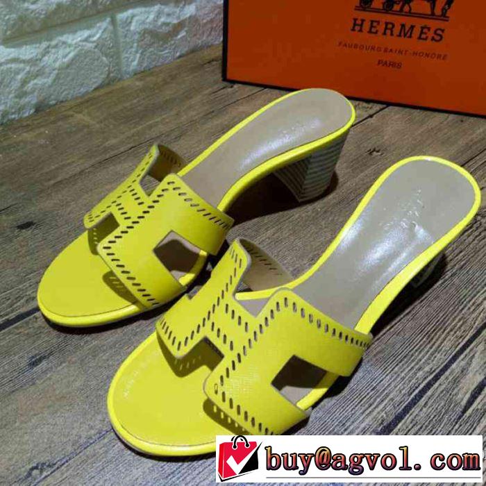 スリッパ 多色可選 2019年の春夏に着たい 季節感をプラス人気商品 エルメス HERMES