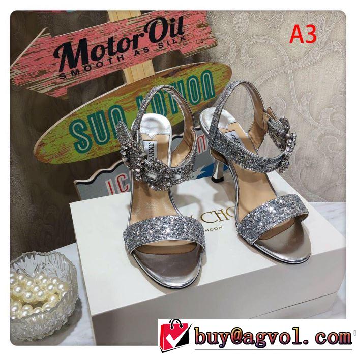 ジミーチュウ JIMMY CHOO サンダル 3色可選 2019年春夏のトレンドアイテム 今季流行りの人気新作