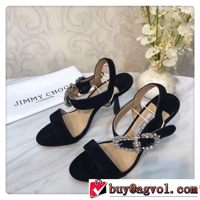 ジミーチュウ JIMMY CHOO サンダル 3色可選 2019年春夏のトレンドアイテム 今季流行りの人気新作