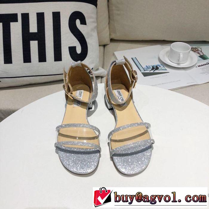 2019春夏も引き続きトレンド ジミーチュウ JIMMY CHOO サンダル 3色可選 春夏のトレンドアイテム