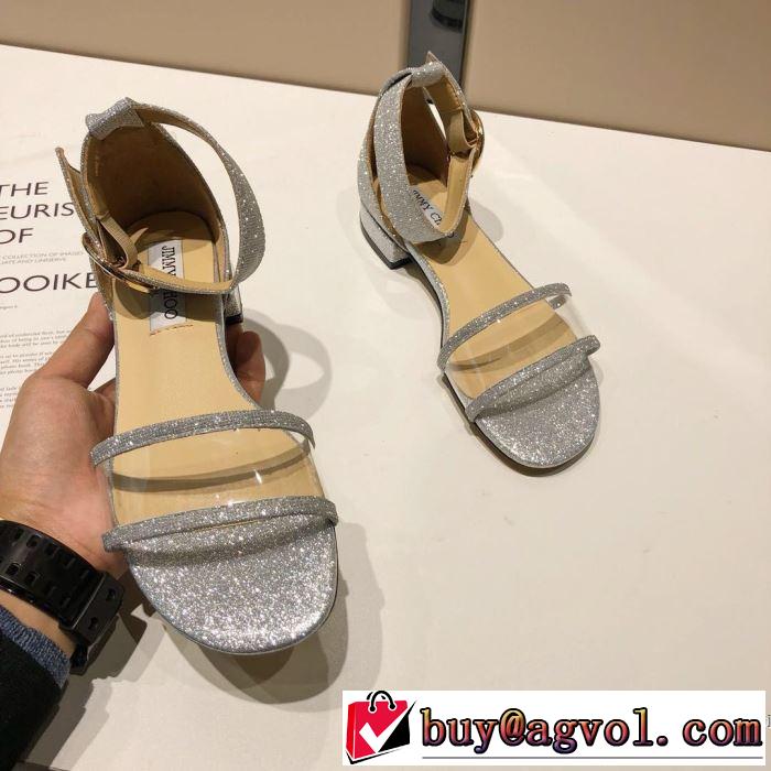 2019春夏も引き続きトレンド ジミーチュウ JIMMY CHOO サンダル 3色可選 春夏のトレンドアイテム