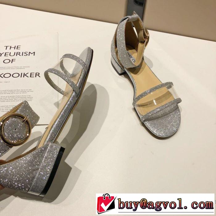 2019春夏も引き続きトレンド ジミーチュウ JIMMY CHOO サンダル 3色可選 春夏のトレンドアイテム