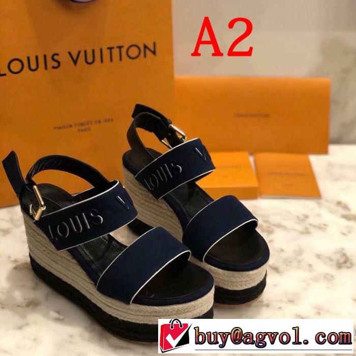 ルイ ヴィトン LOUIS VUITTON サンダル 2色可選 2019春夏も引き続きトレンド  目を引く春夏トップス