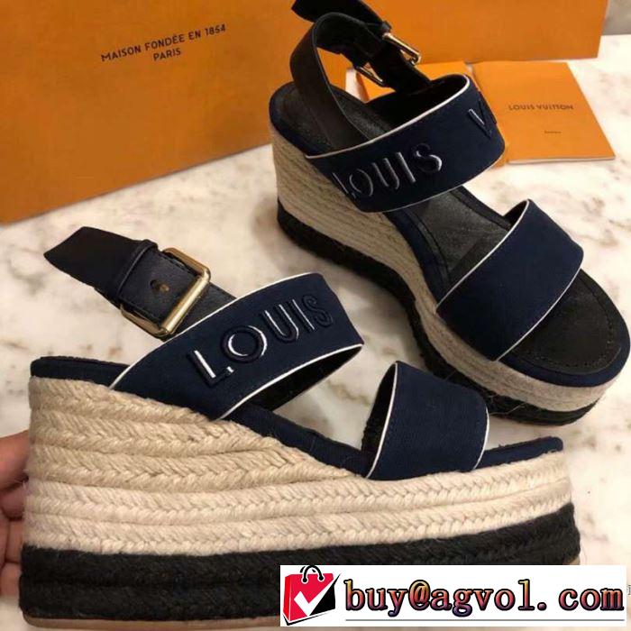 ルイ ヴィトン LOUIS VUITTON サンダル 2色可選 2019春夏も引き続きトレンド  目を引く春夏トップス