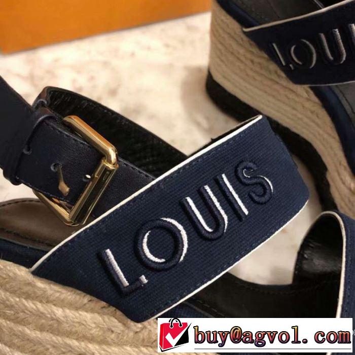 ルイ ヴィトン LOUIS VUITTON サンダル 2色可選 2019春夏も引き続きトレンド  目を引く春夏トップス