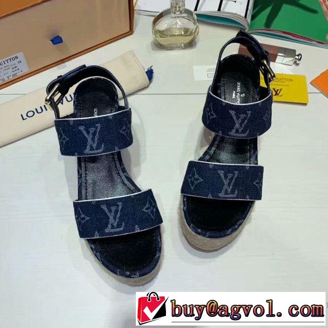 2019夏ファション新品 まずは定番！人気アイテム ルイ ヴィトン LOUIS VUITTON サンダル 3色可選