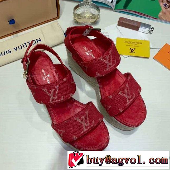2019夏ファション新品 まずは定番！人気アイテム ルイ ヴィトン LOUIS VUITTON サンダル 3色可選