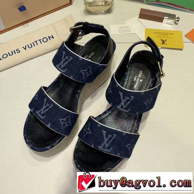2019夏ファション新品 まずは定番！人気アイテム ルイ ヴィトン LOUIS VUITTON サンダル 3色可選