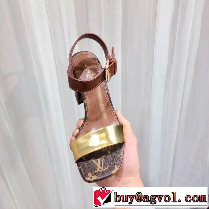 サンダル 3色可選 2019春夏トレンドアイテム 爽やかな雰囲気に仕上げる ルイ ヴィトン LOUIS VUITTON