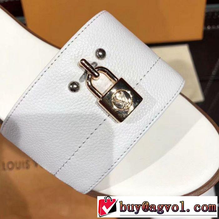 ルイ ヴィトン LOUIS VUITTON スリッパ 4色可選 2019春夏人気トレンドアイテム さわやか夏スタイル新品