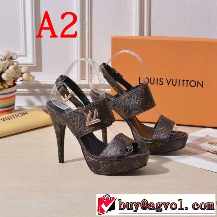 季節感をプラス人気商品 2019夏ファション新品 ルイ ヴィトン LOUIS VUITTON サンダル 2色可選