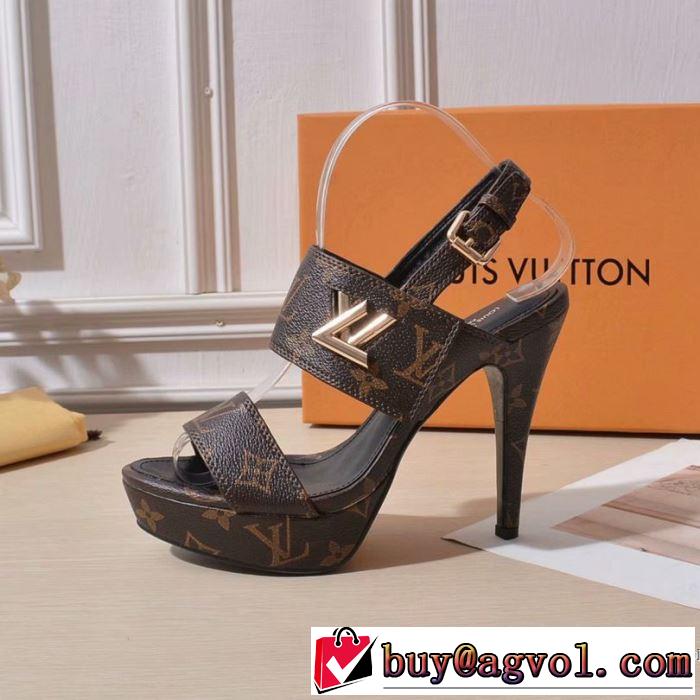 季節感をプラス人気商品 2019夏ファション新品 ルイ ヴィトン LOUIS VUITTON サンダル 2色可選