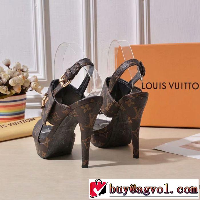 季節感をプラス人気商品 2019夏ファション新品 ルイ ヴィトン LOUIS VUITTON サンダル 2色可選