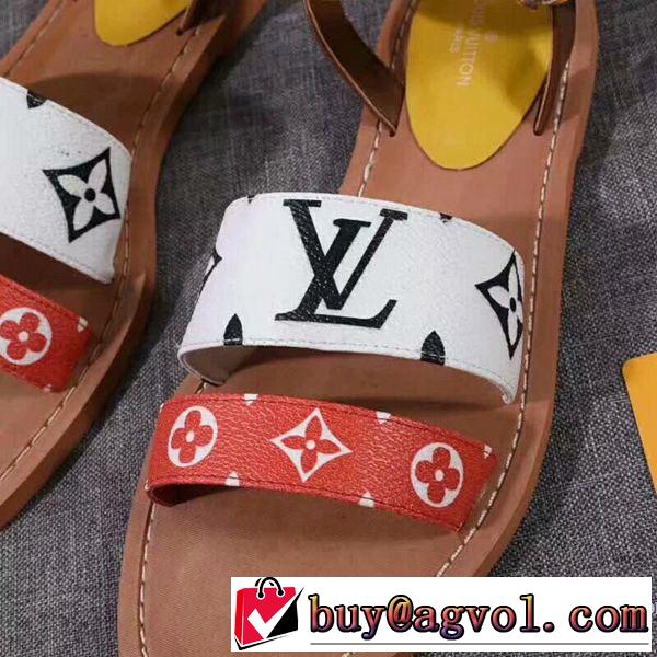 今季トレンドの限定アイテム 2019夏ファション新品 ルイ ヴィトン LOUIS VUITTON サンダル 2色可選