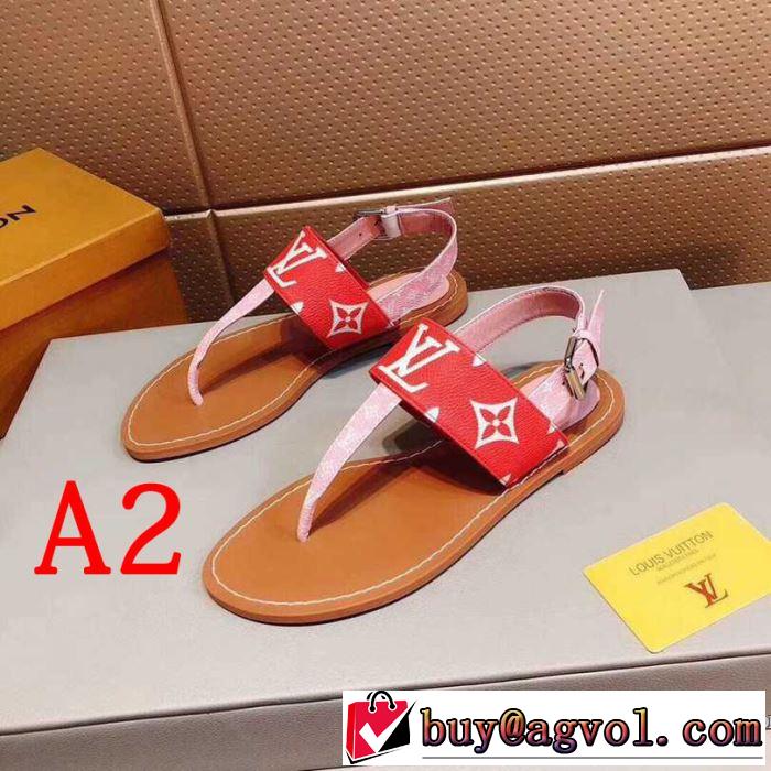 2019春夏の大注目トレンド ルイ ヴィトン LOUIS VUITTON サンダル 3色可選 定番のスタイル春夏限定
