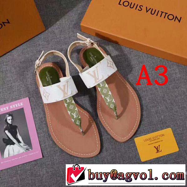 2019春夏の大注目トレンド ルイ ヴィトン LOUIS VUITTON サンダル 3色可選 定番のスタイル春夏限定