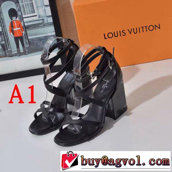 サンダル 2色可選 【2019年】夏のファッション 海外セレブは大人気 ルイ ヴィトン LOUIS VUITTON
