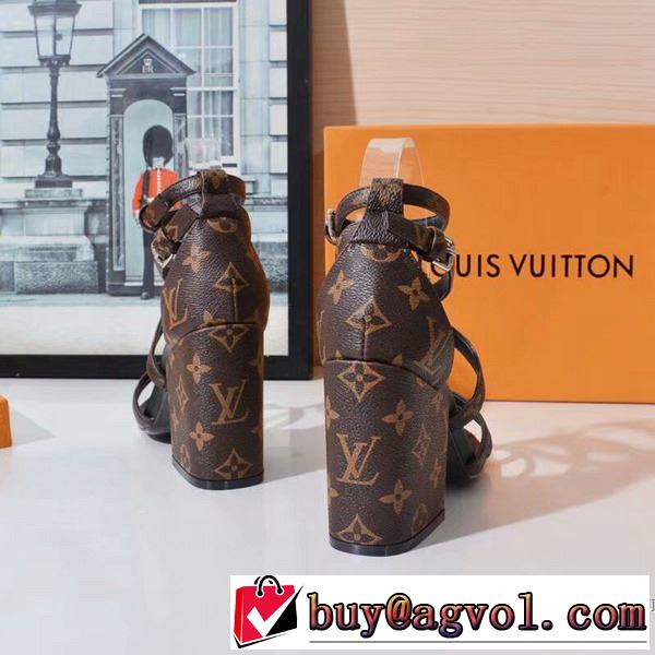 サンダル 2色可選 【2019年】夏のファッション 海外セレブは大人気 ルイ ヴィトン LOUIS VUITTON