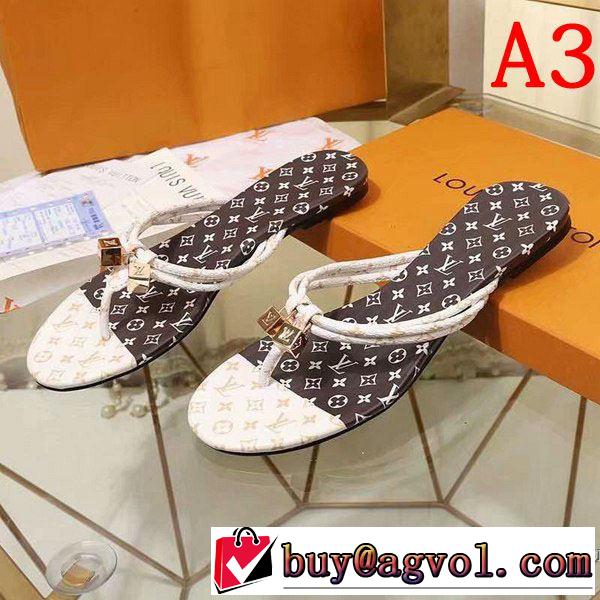 ルイ ヴィトン LOUIS VUITTON サンダル 2色可選 2019春夏人気トレンドアイテム 暑い季節も大活躍