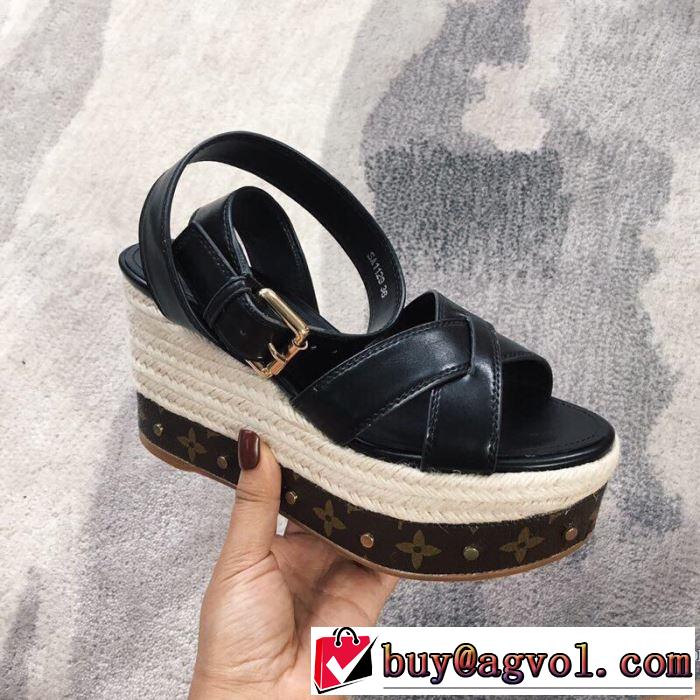 2019年最新ファッション ルイ ヴィトン LOUIS VUITTON サンダル 3色可選 絶妙にオシャレ人気アイテム