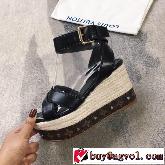2019年最新ファッション ルイ ヴィトン LOUIS VUITTON サンダル 3色可選 絶妙にオシャレ人気アイテム