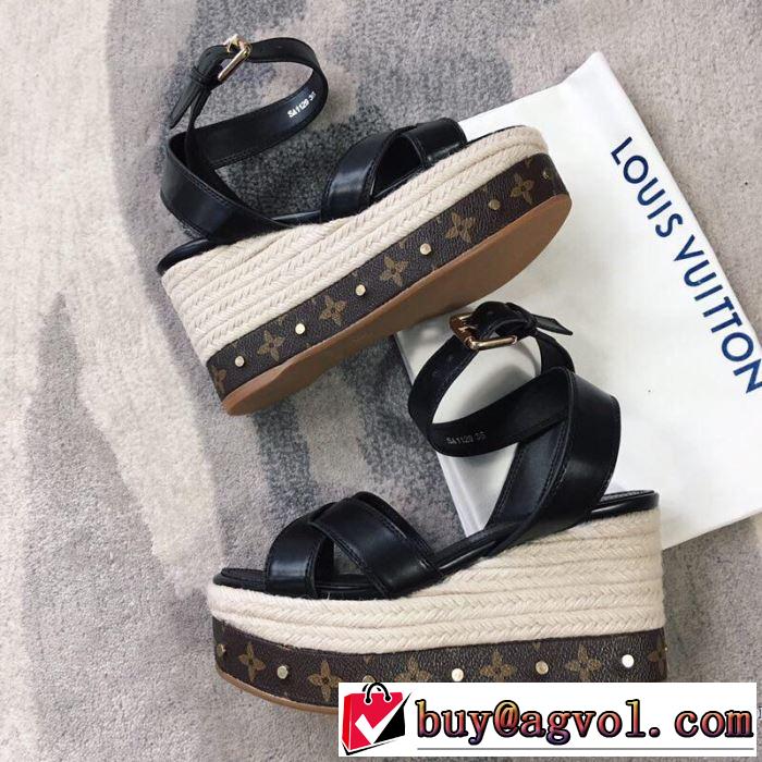 2019年最新ファッション ルイ ヴィトン LOUIS VUITTON サンダル 3色可選 絶妙にオシャレ人気アイテム