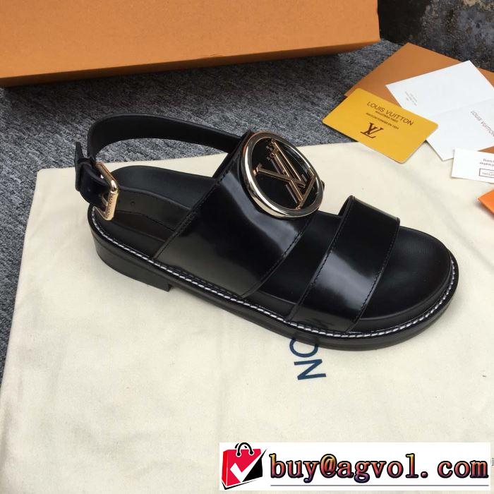 2色可選 サンダル 今年春夏ファション流行り 2019春夏も引き続きトレンド ルイ ヴィトン LOUIS VUITTON