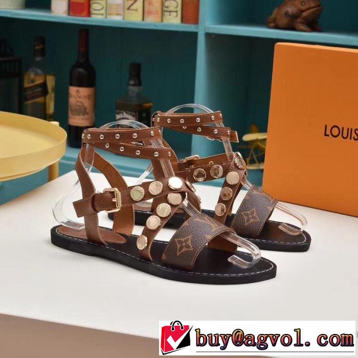 暑い今こそ活躍させたい！ 2019春夏のトレンド新商品 ルイ ヴィトン LOUIS VUITTON サンダル 3色可選
