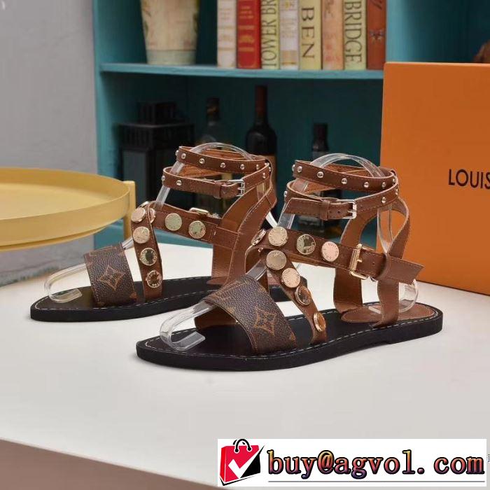 暑い今こそ活躍させたい！ 2019春夏のトレンド新商品 ルイ ヴィトン LOUIS VUITTON サンダル 3色可選