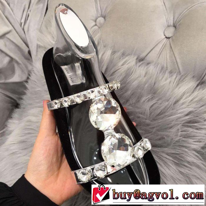 2色可選 サンダル 2019年最新ファッション 今季トレンドの限定アイテム ミュウミュウ MIUMIU
