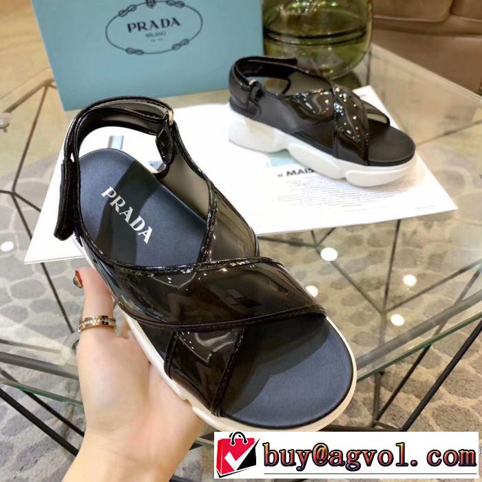 プラダ PRADA サンダル 多色可選 2019春夏トレンドアイテム おしゃれデザインも大人気