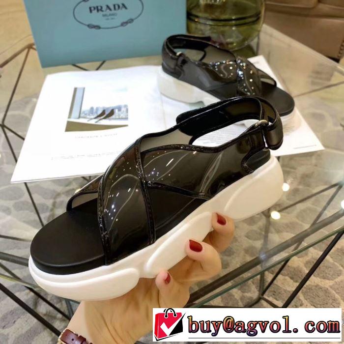 プラダ PRADA サンダル 多色可選 2019春夏トレンドアイテム おしゃれデザインも大人気