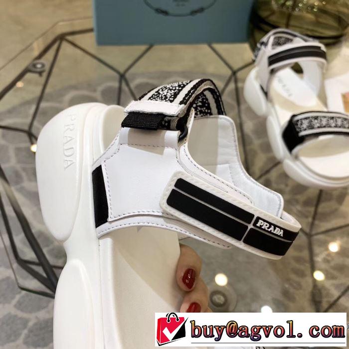 2019SSのトレンド商品  人気ストリートブランド新品プラダ PRADA サンダル 2色可選