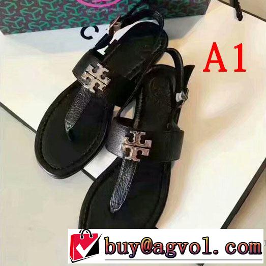 サンダル 4色可選 トリー バーチ Tory Burch 2019春夏トレンドアイテム 春夏！大人カジュアル