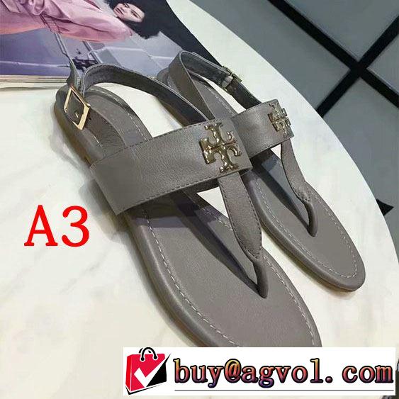 サンダル 4色可選 トリー バーチ Tory Burch 2019春夏トレンドアイテム 春夏！大人カジュアル