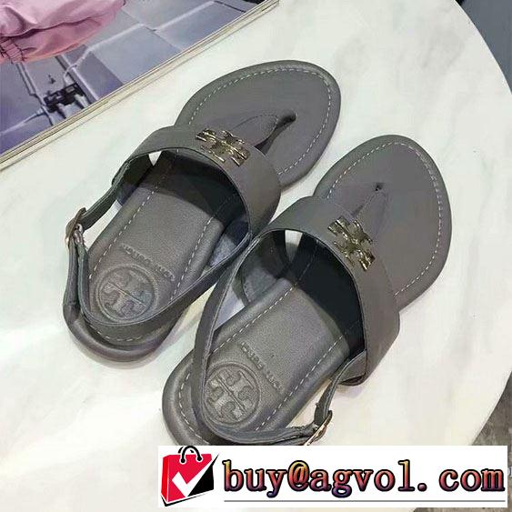 サンダル 4色可選 トリー バーチ Tory Burch 2019春夏トレンドアイテム 春夏！大人カジュアル