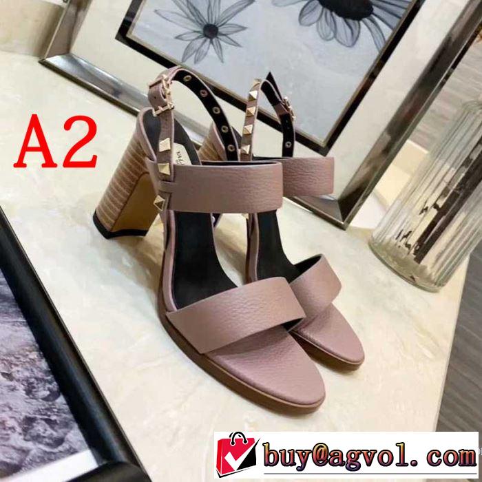 【2019年】夏のファッション 春夏らしい爽やかさ ヴァレンティノ VALENTINO サンダル 4色可選