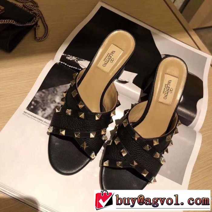 2019年最新ファッショ 大人の可愛さを引き立て ヴァレンティノ VALENTINO スリッパ 多色可選