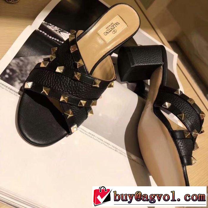 2019年最新ファッショ 大人の可愛さを引き立て ヴァレンティノ VALENTINO スリッパ 多色可選